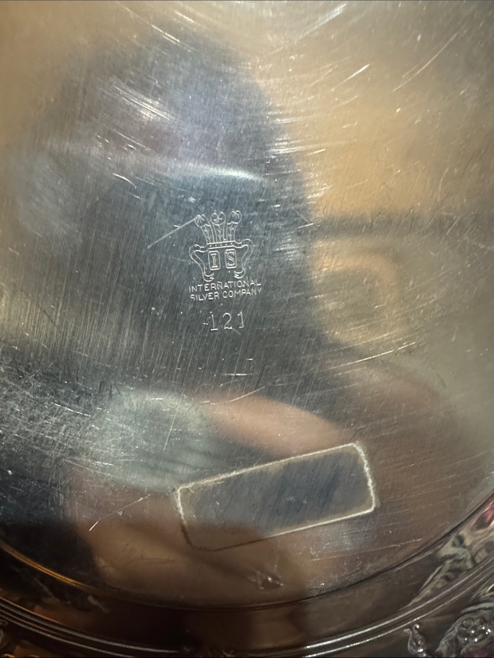 Decorative Silver-Plated International Silver Company Model #121 - Picture 3 of 4